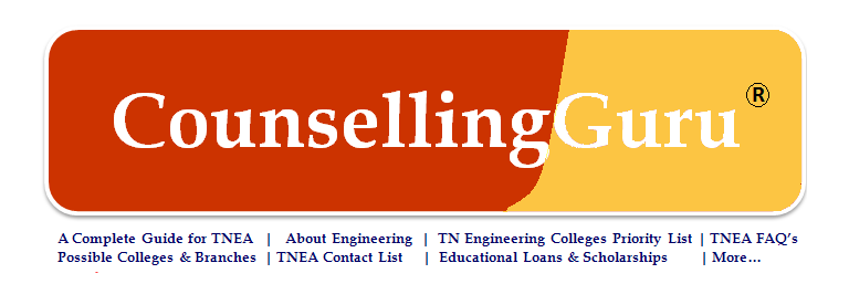 Tamil Nadu Engineering Colleges Rank List, Counselling Guru's Priority List, Latest Trends, Engineering College Details